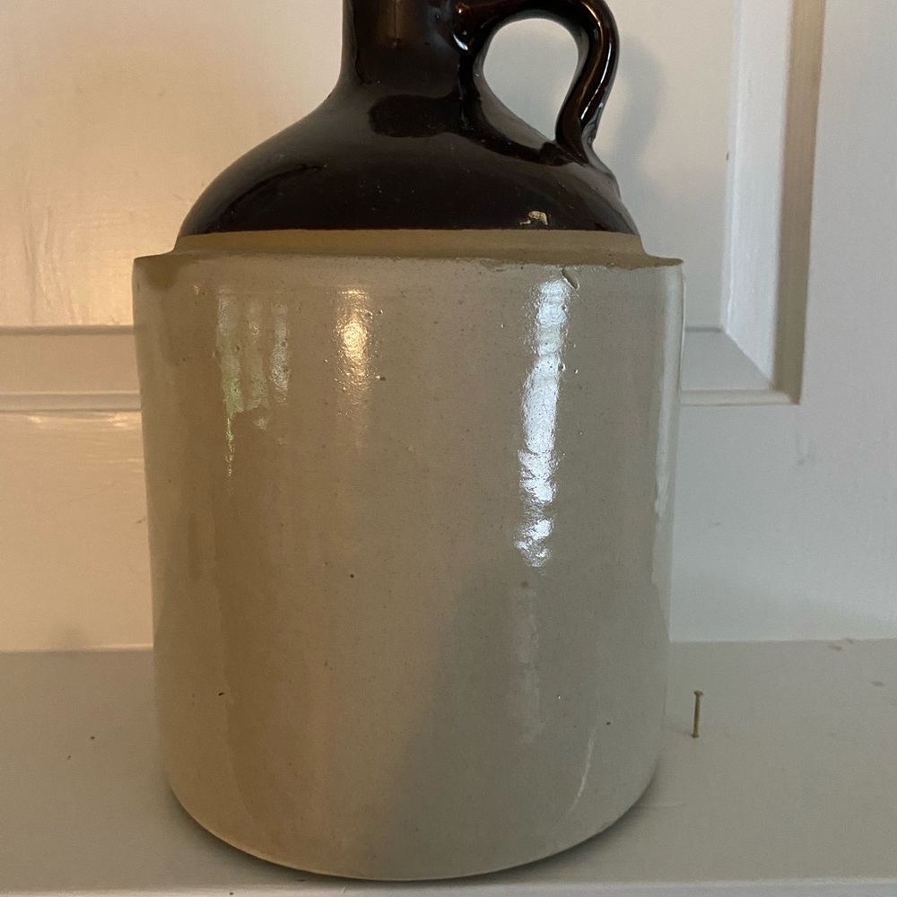 Vintage Two-Tone Ceramic Jug